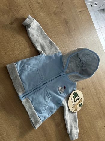 Gilet zippée bleu ciel C&A