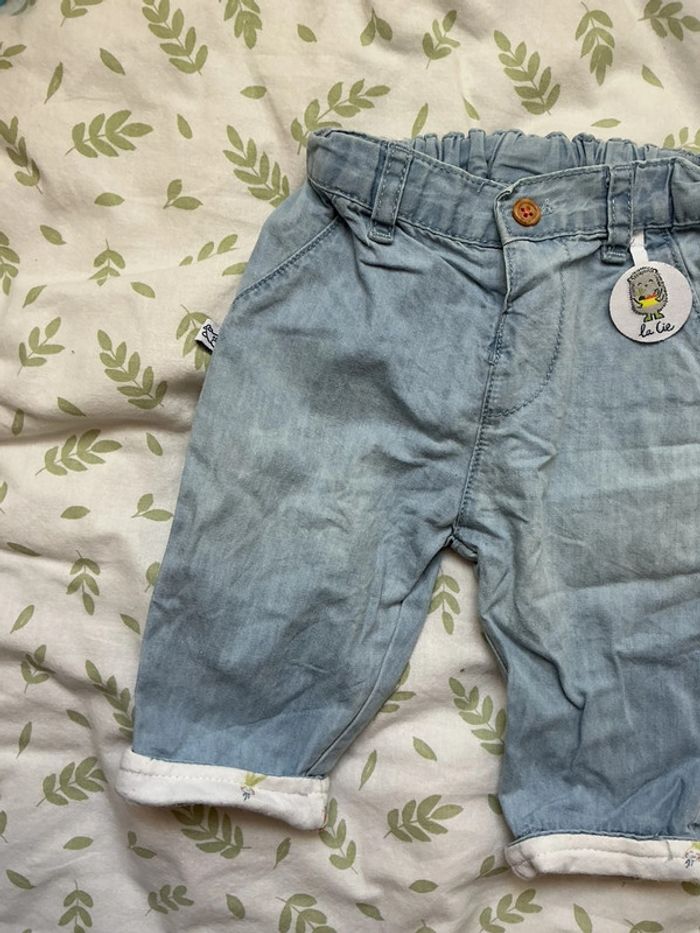 Pantalon léger bleu clair 3 mois la compagnie des petits - photo numéro 5