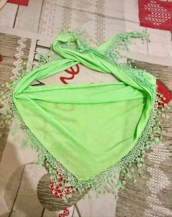 Foulard femme vert fluo🧣