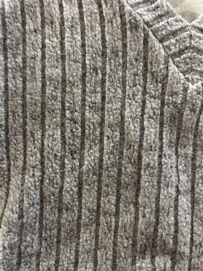 Pull crop top gris - photo numéro 4