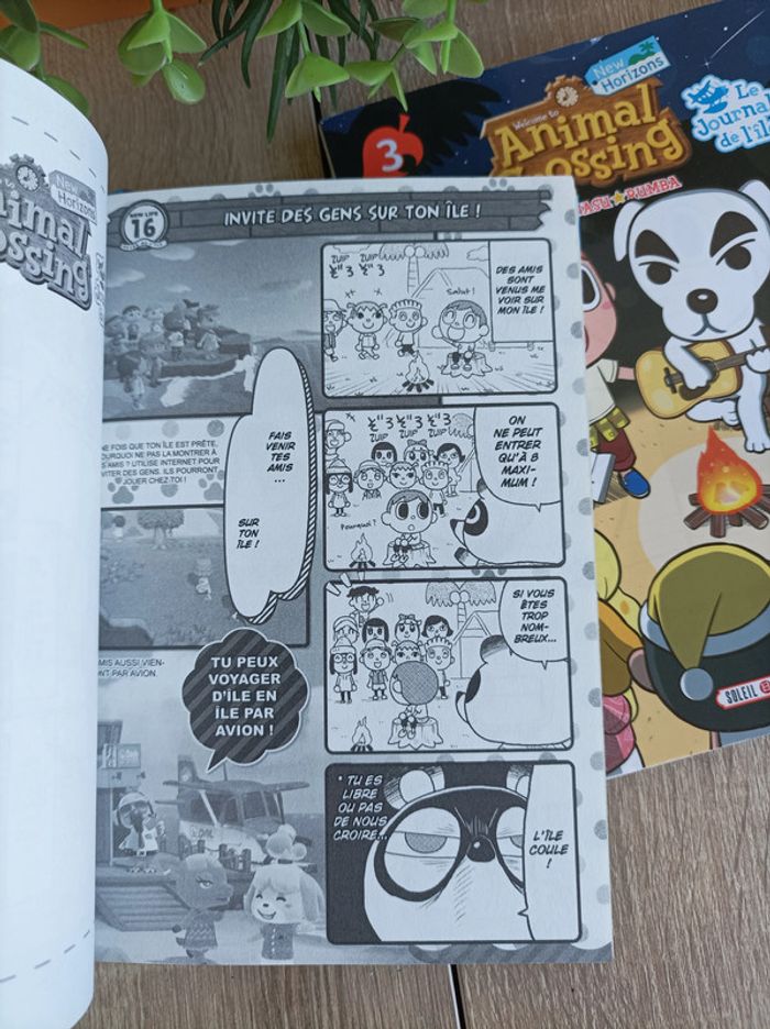 Lot 3 manga Animal Crossing n° 1 à 3 Soleil - photo numéro 4