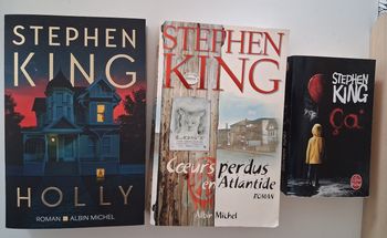 Lot de trois romans de Stephen King