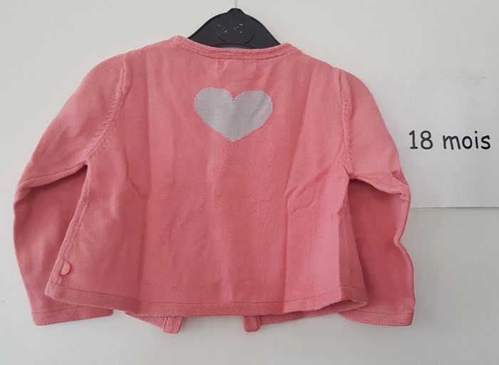 Gilet coeur obaibi 18 mois - photo numéro 2