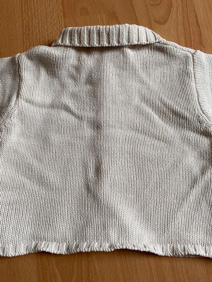 Beau gilet blanc ML Sergent Major T. 9 mois/71 cm garçon - photo numéro 5