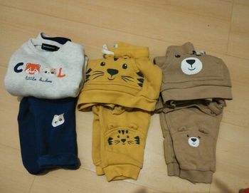 Lot ensemble jogging et sweat  6 mois