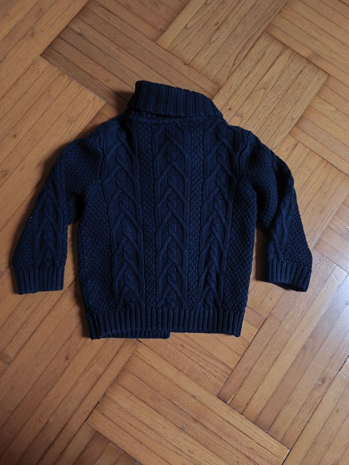 gilet bleu marine chaud - photo numéro 2
