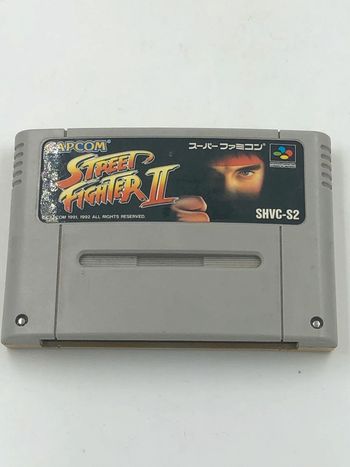 Jeu vidéo Street Fighter 2 sur console Nintendo Super Famicom
