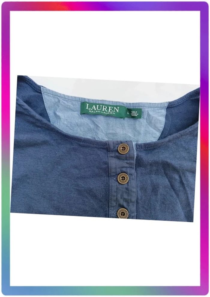 Tee shirt L Lauren Ralph Lauren - photo numéro 3