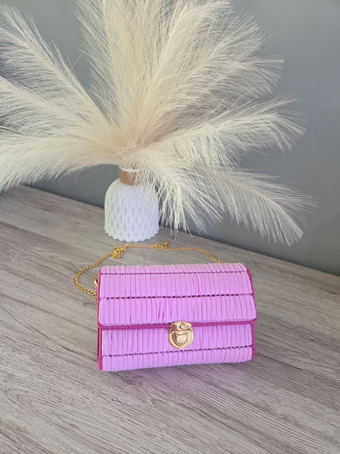 Sac a main Framboise Dorée