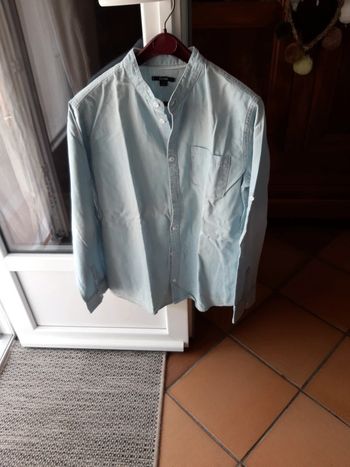 Chemise en Jean col mao