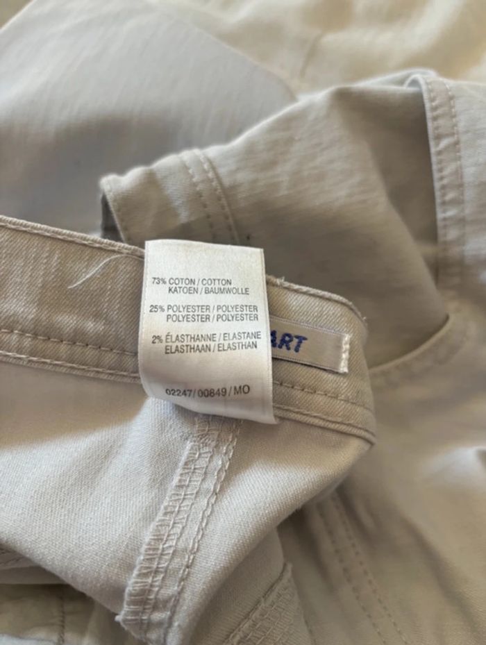 Pantalon court Damarr 52 bleu ciel/gris - photo numéro 5