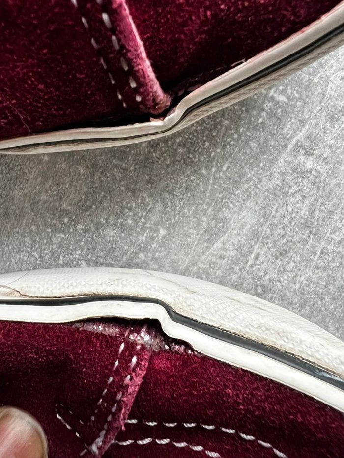 Vans montante bordeaux 40 bon état - photo numéro 5