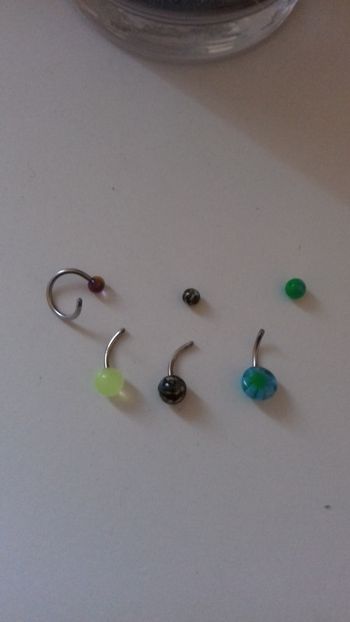 Lot de 4 piercing