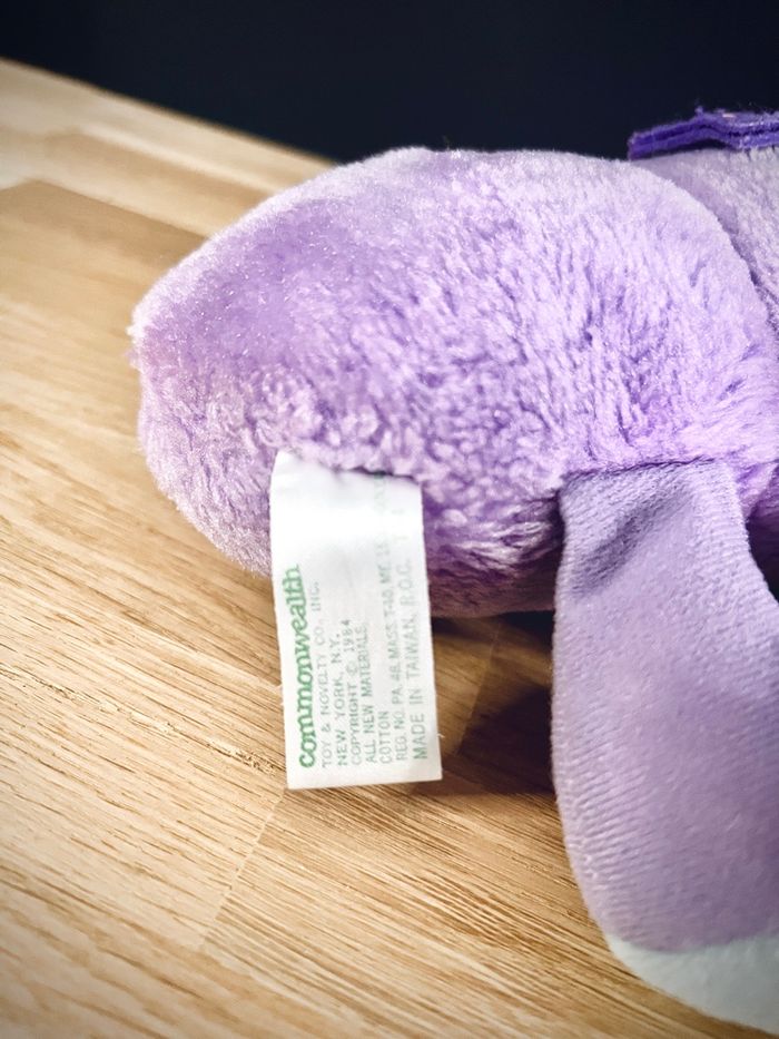 Peluche Chenille Vintage 1984 30cm - Mille Pa-Pattes-Dodo Commonwealth - Doudou Collector - photo numéro 3