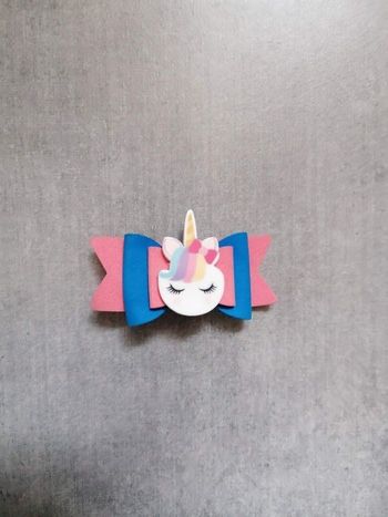 Pince à cheveux Licorne