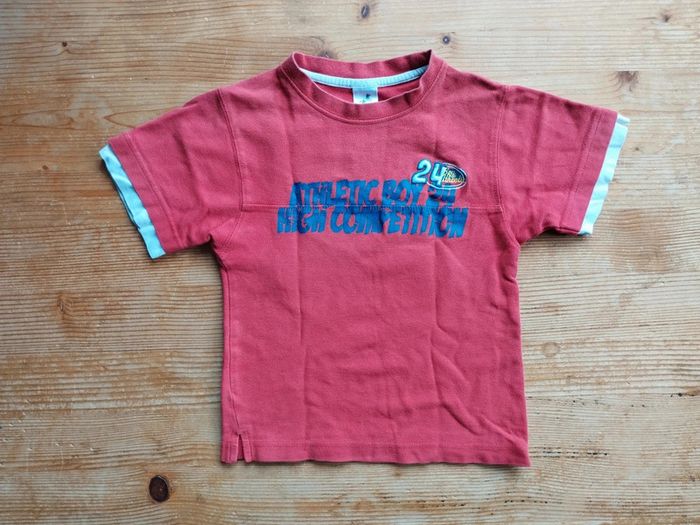 Tee-shirt Rouge Imprimé – Palomino – Taille 5 ans (110 cm) - TBE