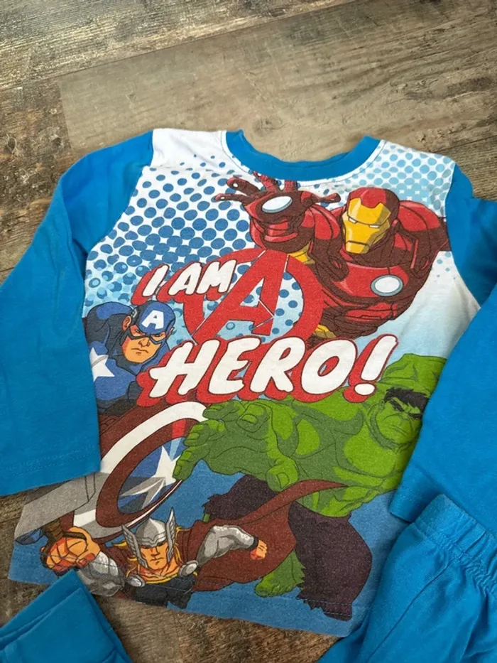 Pyjama 2 pièces avengers 5 ans - photo numéro 2