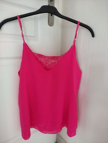 Débardeur femme rose fushia