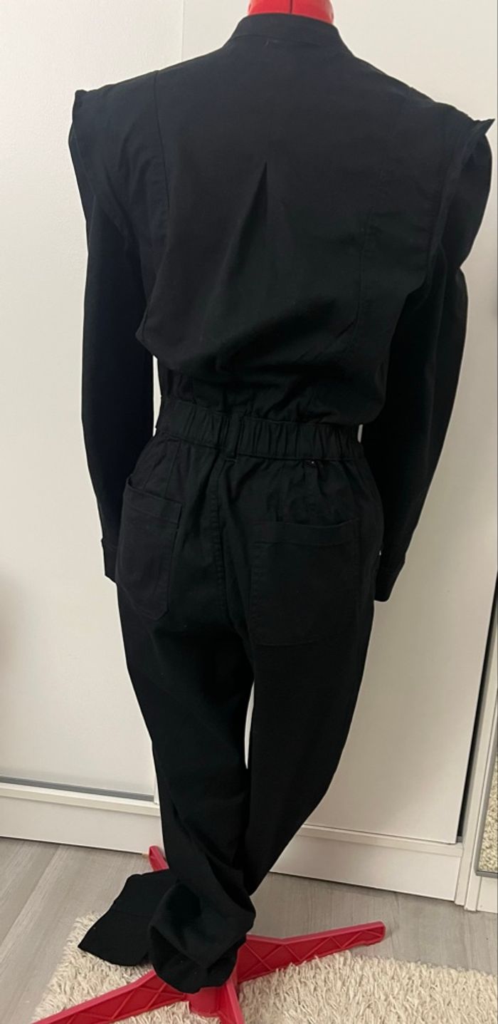 Combinaison pantalon en jean noir Kiabi - photo numéro 7
