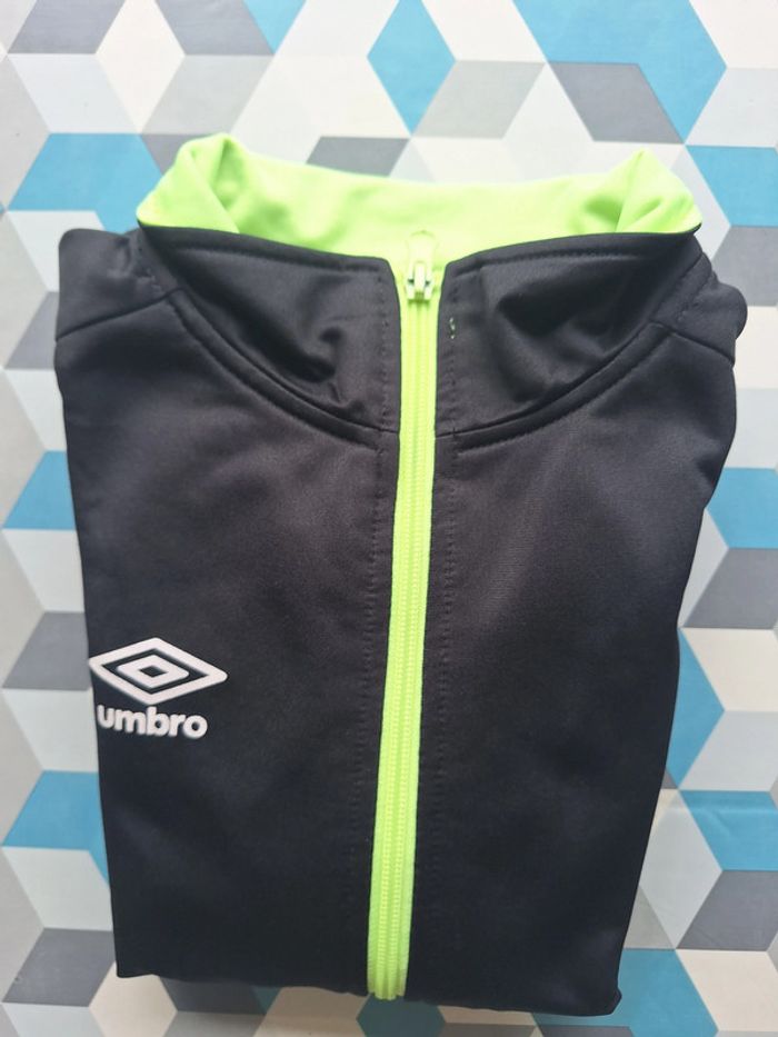 Veste survêtement enfant umbro noir taille 10/11ANS - photo numéro 7