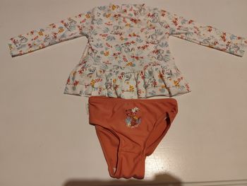 Maillot de bain 2 pièces Petit Béguin 12 mois bébé fille