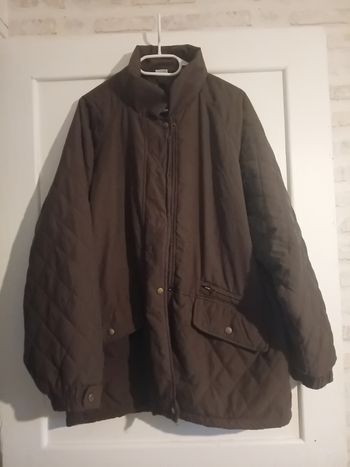 Parka matelassée marron