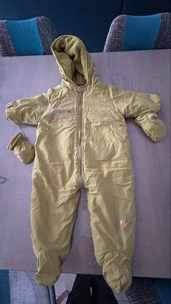 Combinaison hiver bébé  chaude - 12 mois  - idéal séjour neige  filles ou garçons