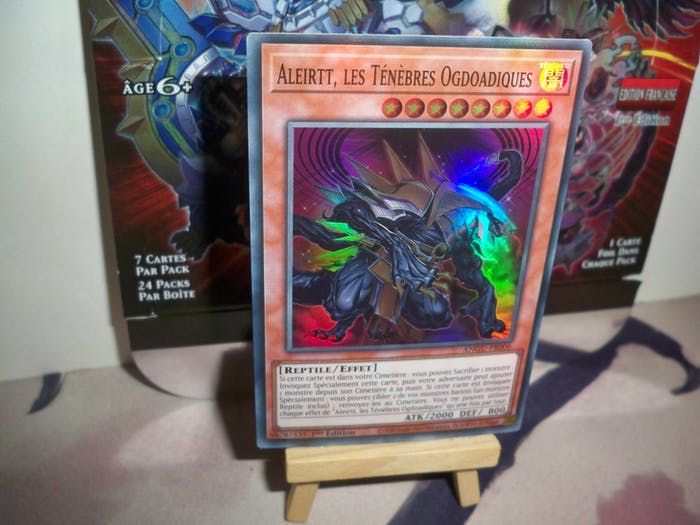 Yu Gi Oh ! Aleirtt, les Ténèbres Ogdoadiques ANGU-FR006 super rare foil NM
