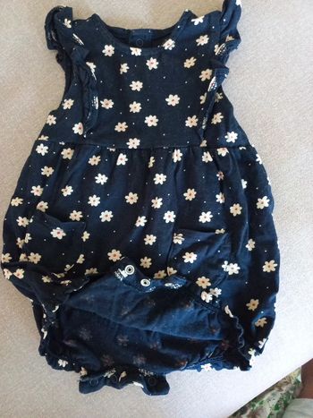 Combishort à fleurs