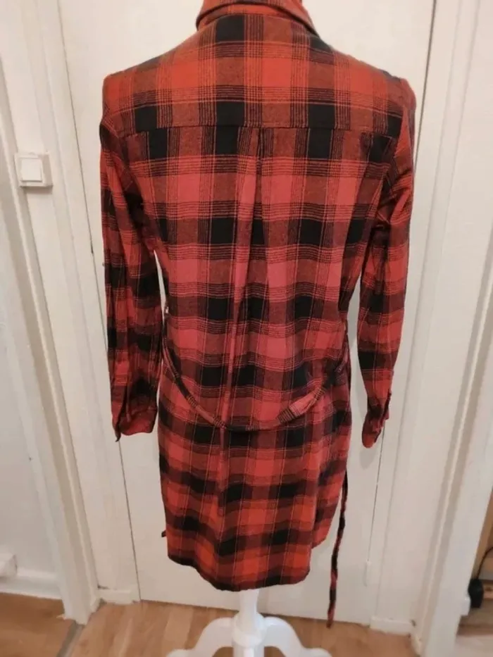 Chemise robe à carreaux Lola Paris taille 40 - photo numéro 6