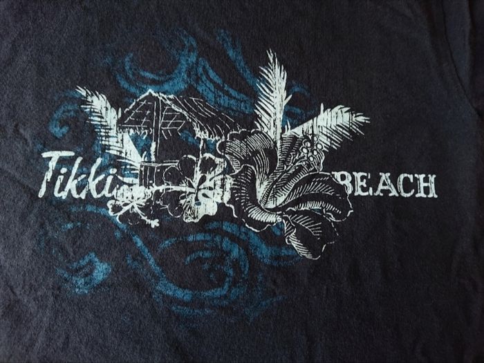 T-shirt mc bleu marine beach In Extenso 8 ans garçon - photo numéro 3