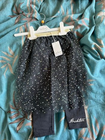 Lot / ensemble Jupe à paillettes + legging Daniel hechter 3 ans / 4 ans neuf