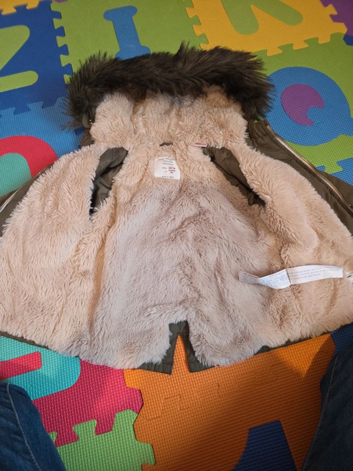Manteau a capuche chaud 12/18 mois - photo numéro 4
