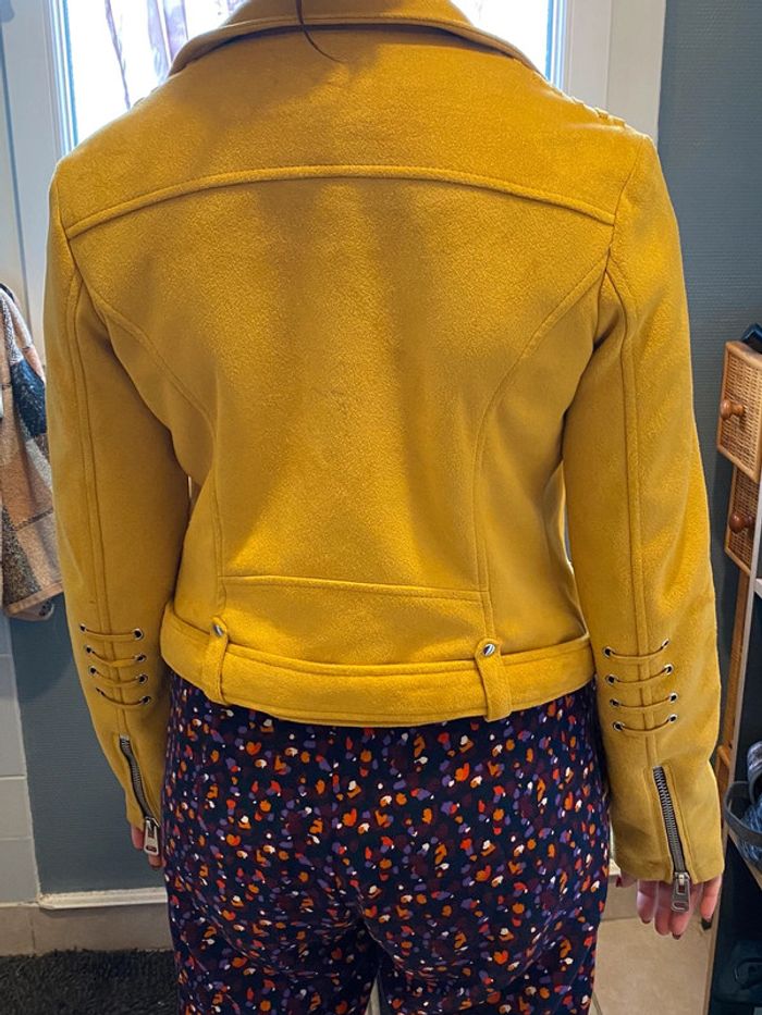 Veste style perfecto jaune C&A - photo numéro 2