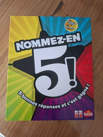 Jeu " Nommez en 5 !"