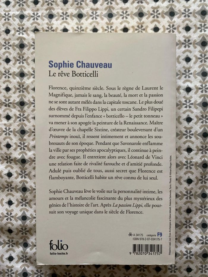 Le rêve Botticelli de Sophie Chauveau - photo numéro 2