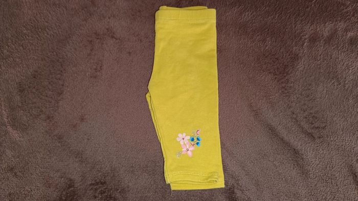 Legging moutarde et fleurs - photo numéro 4