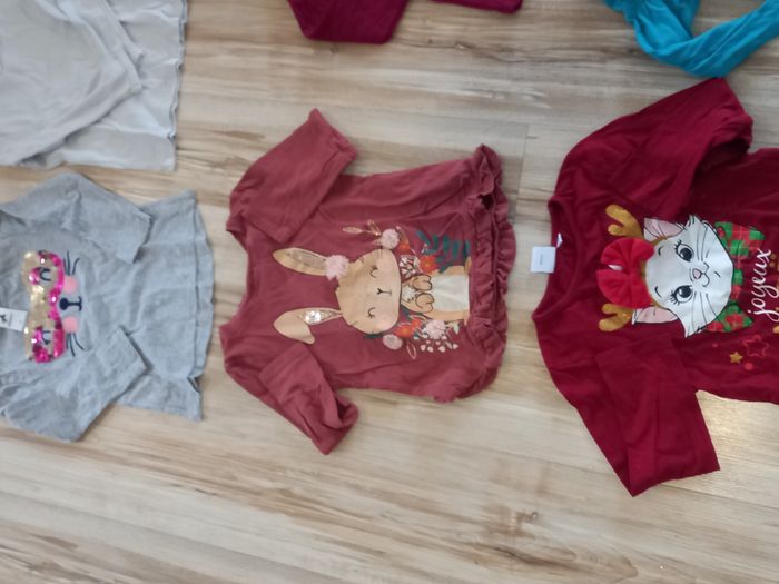 Lot 10 Tshirt manches longues 4 ans - photo numéro 4