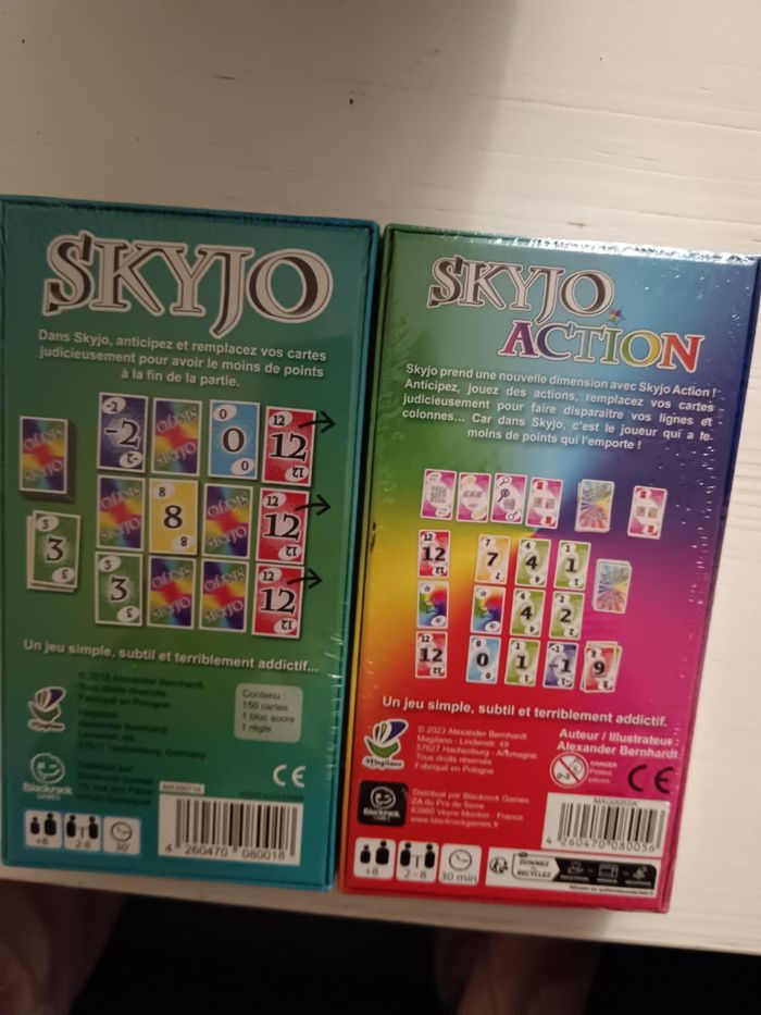🃏Lot de 2 Skyjo (Neufs) dont 1 classique et 1 Action 🃏 - photo numéro 2