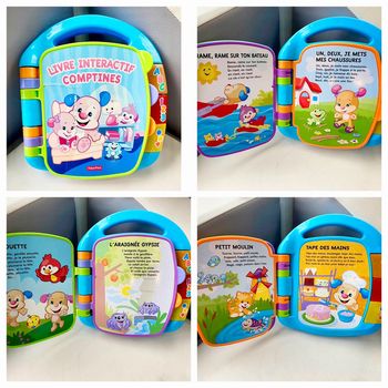 Livre interactive comptine Fisher Price