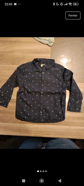 Chemise 3 ans
