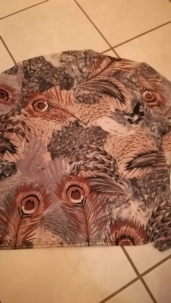 Veste imprimée rose XXL - photo numéro 3