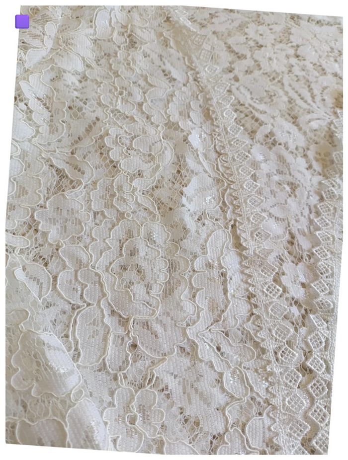 Gilet dentelle blanche manches longues sexy mignon romantique– Taille S - photo numéro 2