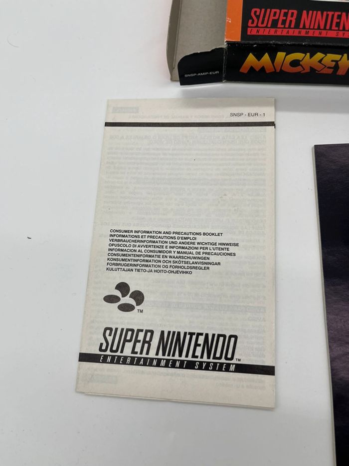 Mickey Mania Super Nintendo Snes Game - Cib Pal VGC Complet TBE - photo numéro 13