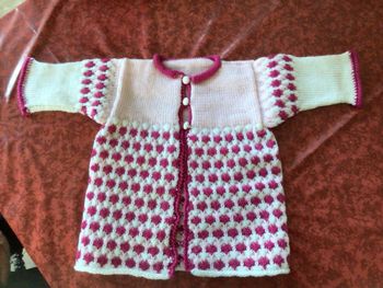 Veste tricotée maison 9 mois/1an