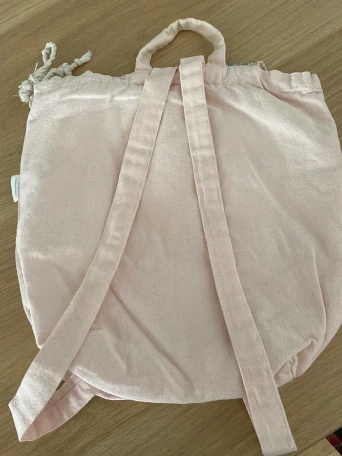 Sac d’école liberty épais personnalisé au prénom de Célestine - photo numéro 6