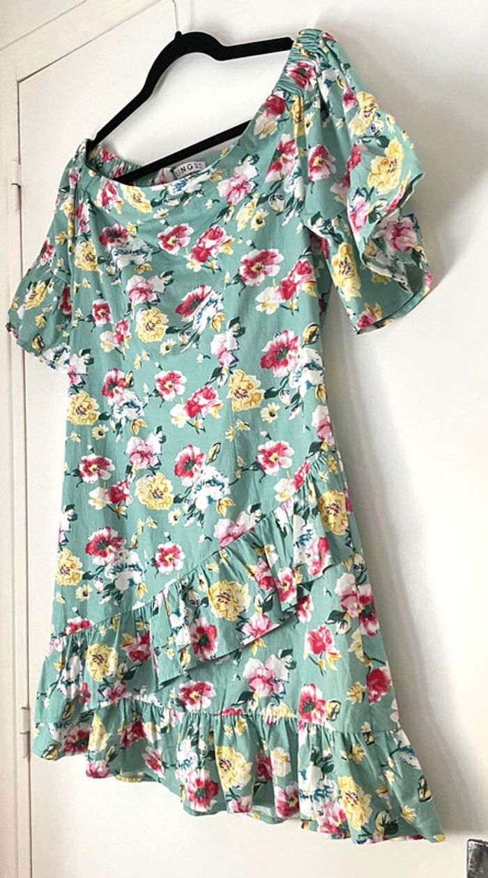 Robe D’Été À Fleurs Taille M-L - photo numéro 7