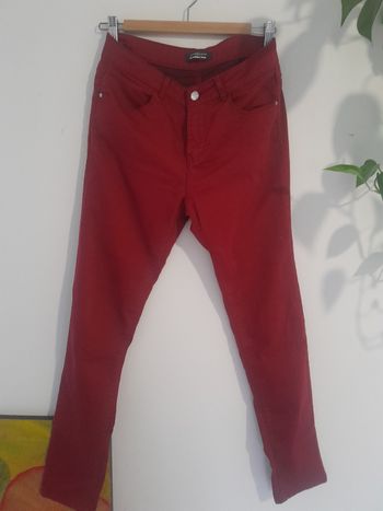 Jean rouge foncé 
