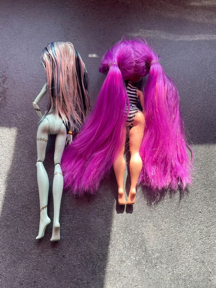 Lot de poupée barbie lol monstre - photo numéro 3