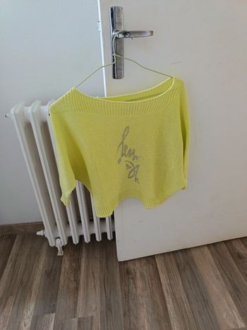 Pull col échancré